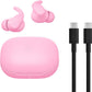 Wireless Sports Earbuds with Active Noise Cancellation, Secure Fit Ear Wings, Up to 30 Hours Battery Life, Sweatproof & Waterproof Design, Compatible with Most Smart Devices, Spark Orange