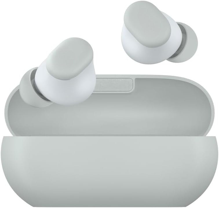 Wireless Bluetooth In-Ear Earbuds, Up to 18 Hours Long Battery Life, Built-in Microphone for Clear Calls, Widely Compatible with Most Smart Devices, Transparent Red