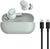 Wireless Bluetooth In-Ear Earbuds, Up to 18 Hours Long Battery Life, Built-in Microphone for Clear Calls, Widely Compatible with Most Smart Devices, Transparent Red