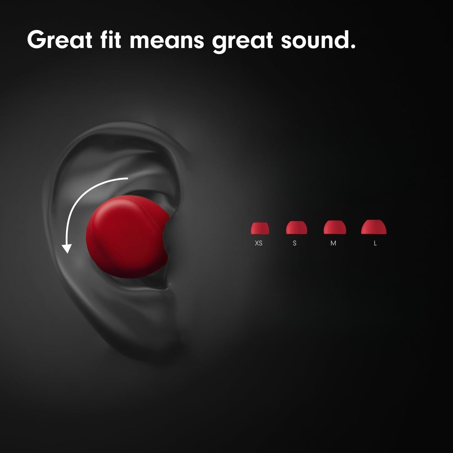 Wireless Bluetooth In-Ear Earbuds, Up to 18 Hours Long Battery Life, Built-in Microphone for Clear Calls, Widely Compatible with Most Smart Devices, Transparent Red