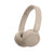 Wireless On-Ear Bluetooth Headphones with Built-in Microphone, Up to 50 Hours Playback Time & Fast Charging Function, Cappuccino
