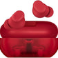 Wireless Bluetooth In-Ear Earbuds, Up to 18 Hours Long Battery Life, Built-in Microphone for Clear Calls, Widely Compatible with Most Smart Devices, Transparent Red