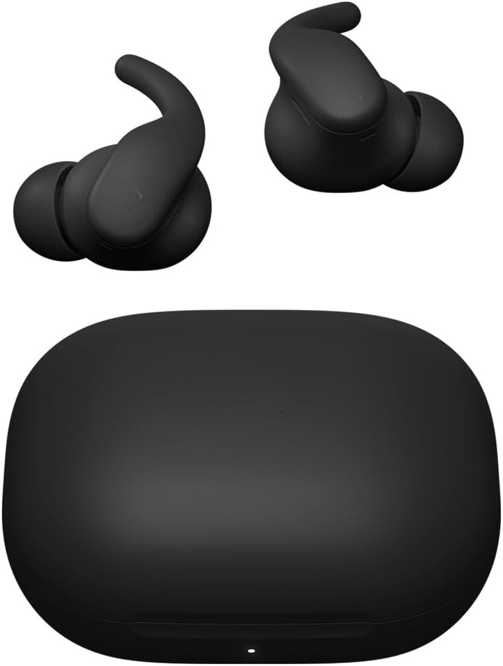 Wireless Sports Earbuds with Active Noise Cancellation, Secure Fit Ear Wings, Up to 30 Hours Battery Life, Sweatproof & Waterproof Design, Compatible with Most Smart Devices, Spark Orange