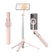 68 Inch Magnetic Selfie Stick Tripod, Aluminum Alloy Strong Magnetic Phone Holder, 360° Rotatable Portable Phone Tripod Stand with Metal Ring & Rechargeable Wireless Remote, Universal for All Smartphones, Beige Gray