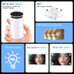 Mini Projector Product Description Mini Projector with WiFi and Bluetooth, built-in apps, supports 1080P resolution. Portable movie projector with 130-inch large display, ideal for home theater use. Compatible with TV Stick, HDMI, USB, smartphones an