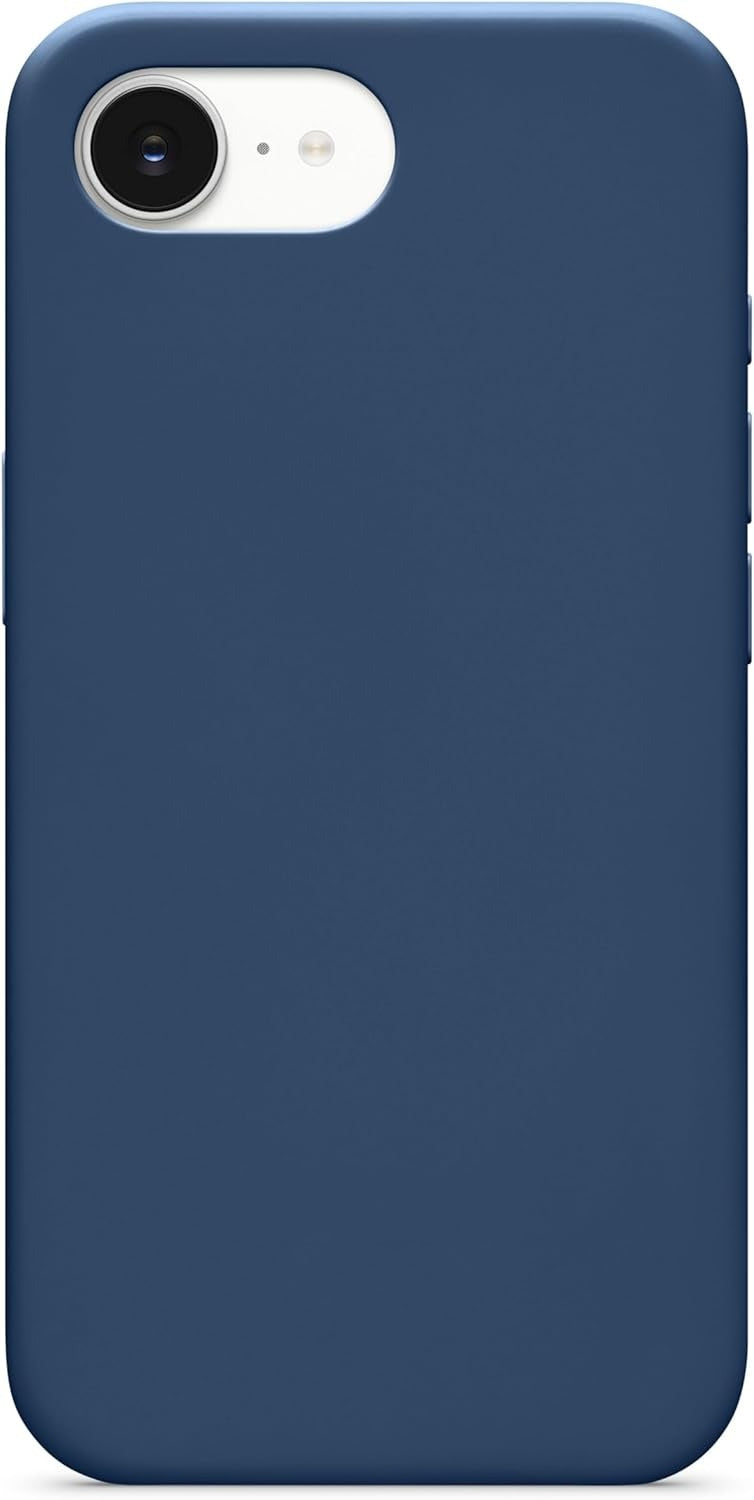 Slim Phone Case Compatible with iPhone 17 Pro, Built-in MagSafe Magnetic Design, Supports Camera Control Function, Anti-fingerprint Matte Surface, Soft Microfiber Inner Lining, Bedrock Blue