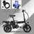 🍁Electric Bike 48V Battery, Brushless Motor, 15-20MPH, Folding Electric Bicycle for Adults, Lightweight Commuter E-Bike with Removable Lithium Battery, Suitable for Urban Commuting, The Best Choice for A Gift, Easy Assemble, Portable Compact Design