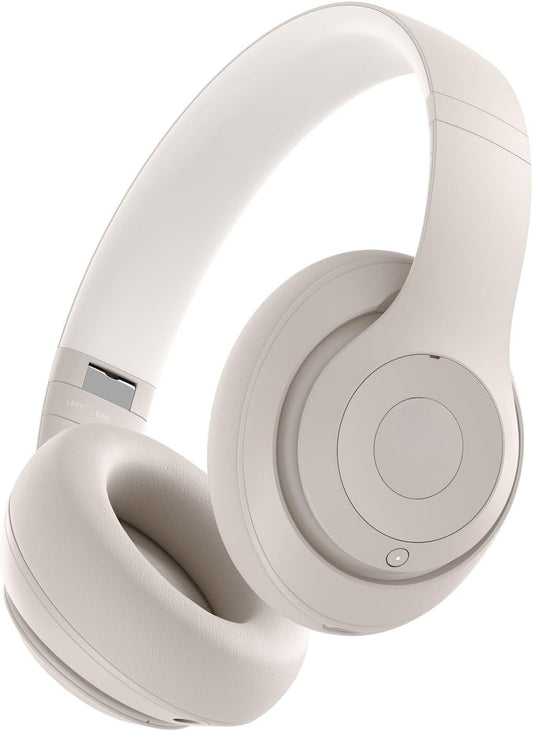 Premium Wireless Over-Ear Headphones, up to 40 hours long battery life, built-in active noise cancellation. Perfect for travel and daily commuting. Equipped with USB-C port supporting lossless audio, compatible with most mainstream smart devices, San