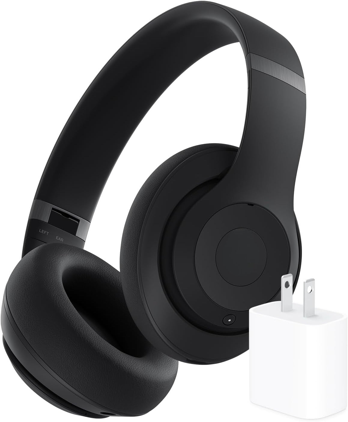 Premium Wireless Over-Ear Headphones, up to 40 hours long battery life, built-in active noise cancellation. Perfect for travel and daily commuting. Equipped with USB-C port supporting lossless audio, compatible with most mainstream smart devices, San