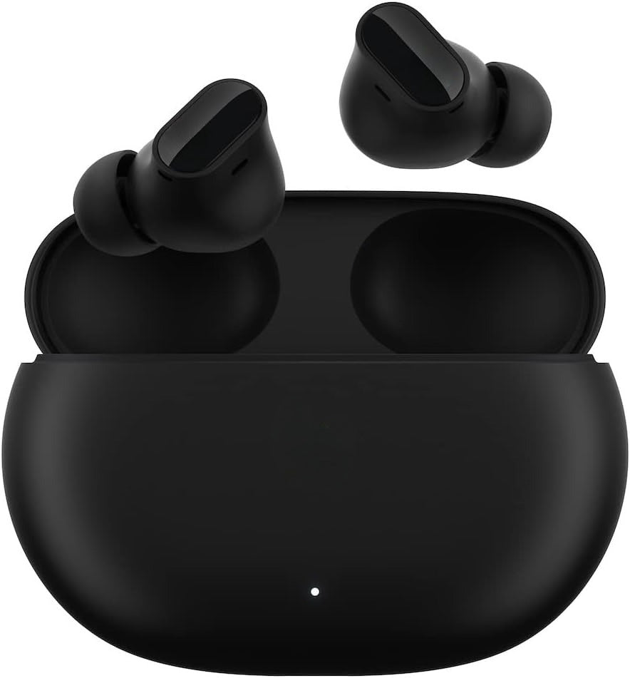 True Wireless Noise Cancelling Earbuds, wide compatibility with mainstream devices, built-in microphone for hands-free calls, sweat-proof design, supports spatial audio immersive sound effect, Black/Gold