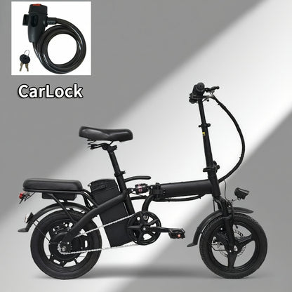 🍁Electric Bike 48V Battery, Brushless Motor, 15-20MPH, Folding Electric Bicycle for Adults, Lightweight Commuter E-Bike with Removable Lithium Battery, Suitable for Urban Commuting, The Best Choice for A Gift, Easy Assemble, Portable Compact Design