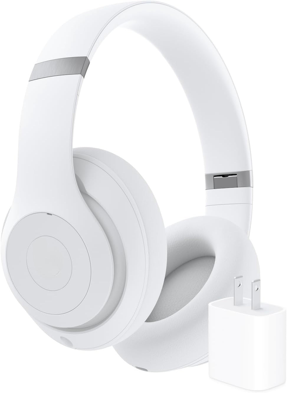 Premium Wireless Over-Ear Headphones, up to 40 hours long battery life, built-in active noise cancellation. Perfect for travel and daily commuting. Equipped with USB-C port supporting lossless audio, compatible with most mainstream smart devices, San