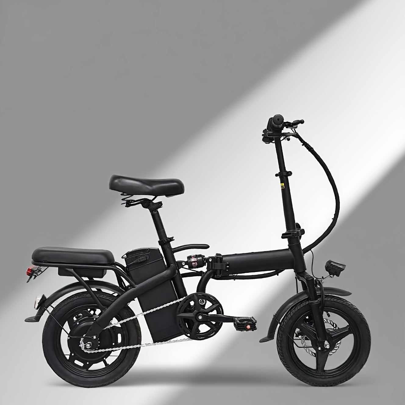 🍁Electric Bike 48V Battery, Brushless Motor, 15-20MPH, Folding Electric Bicycle for Adults, Lightweight Commuter E-Bike with Removable Lithium Battery, Suitable for Urban Commuting, The Best Choice for A Gift, Easy Assemble, Portable Compact Design