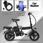 🍁Electric Bike 48V Battery, Brushless Motor, 15-20MPH, Folding Electric Bicycle for Adults, Lightweight Commuter E-Bike with Removable Lithium Battery, Suitable for Urban Commuting, The Best Choice for A Gift, Easy Assemble, Portable Compact Design