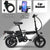 🍁Electric Bike 48V Battery, Brushless Motor, 15-20MPH, Folding Electric Bicycle for Adults, Lightweight Commuter E-Bike with Removable Lithium Battery, Suitable for Urban Commuting, The Best Choice for A Gift, Easy Assemble, Portable Compact Design