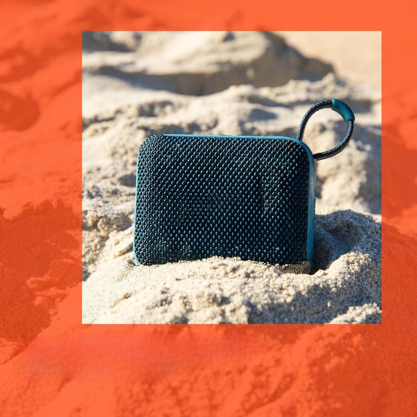 ltra-Portable Bluetooth Speaker, IP67 Waterproof & Dustproof, Big Pro Sound with Punchy Bass, 7H Playtime, Made with Recycled Materials (Blue)