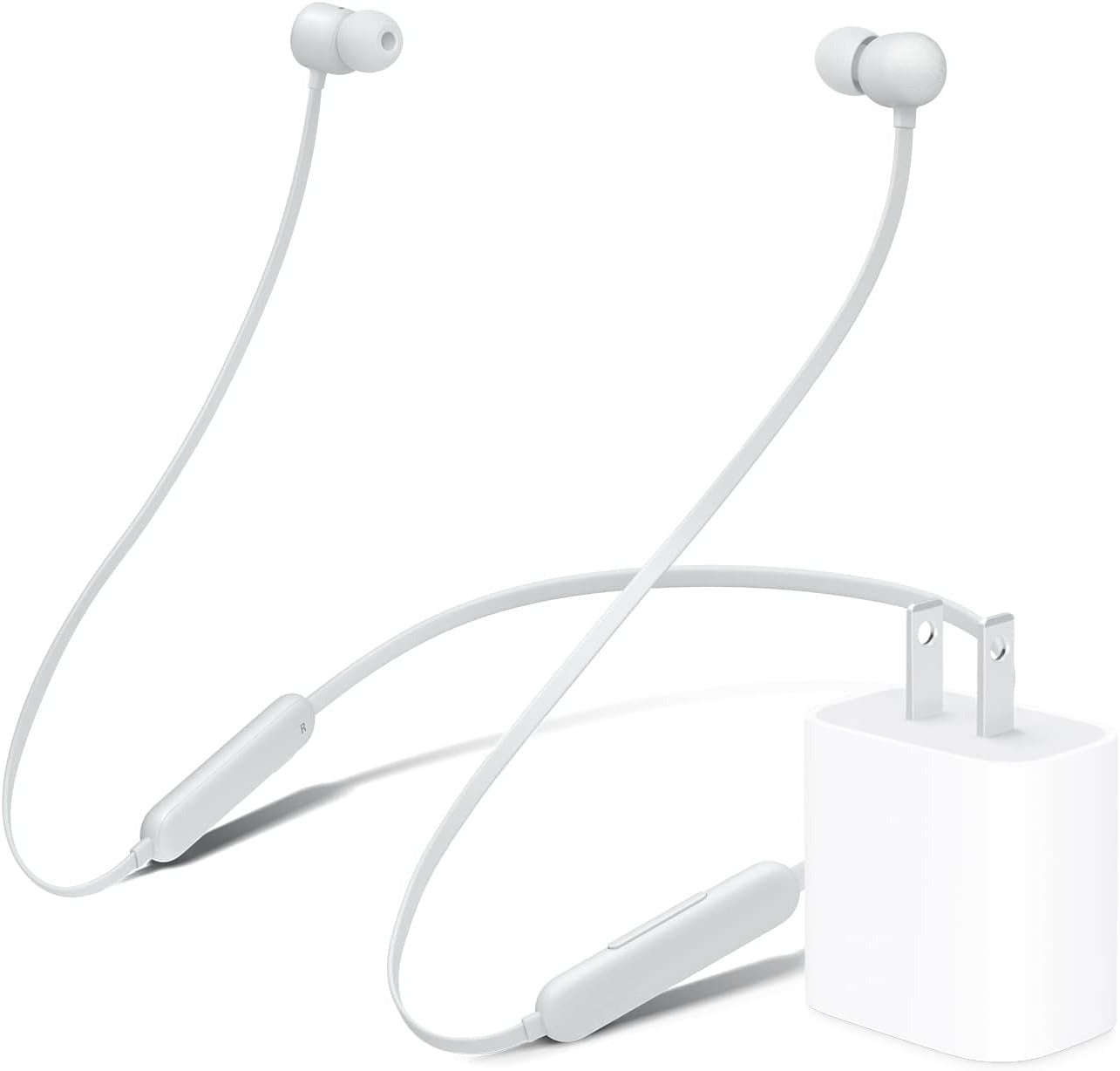 Wireless Magnetic Neckband Earbuds, Equipped with Advanced Wireless Chip, Class 1 Bluetooth Connection, Up to 12 Hours Playback Time, Built-in Microphone for Clear Calls, Classic Black