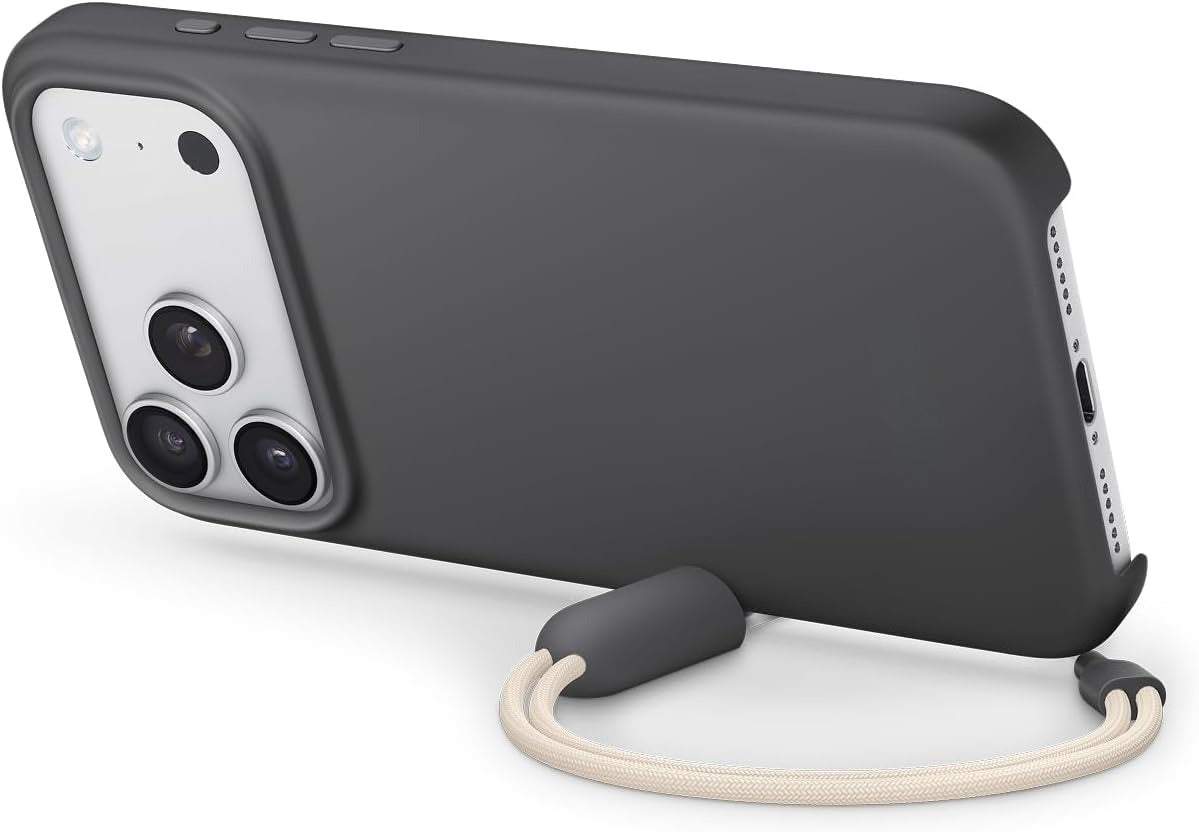 Slim Phone Case Compatible with iPhone 17 Pro, Built-in MagSafe Magnetic Design, Supports Camera Control Function, Anti-fingerprint Matte Surface, Soft Microfiber Inner Lining, Bedrock Blue